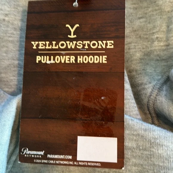 Yellowstone Dutton Fleece Pullover Hoodie LG NWT - Picture 10 of 13